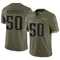 Rob Ninkovich Men's Limited Olive New England Patriots 2022 Salute To Service Jersey