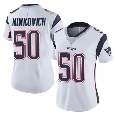 Rob Ninkovich Women's Limited White New England Patriots Vapor Untouchable Jersey