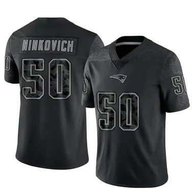 Rob Ninkovich Youth Limited Black New England Patriots Reflective Jersey