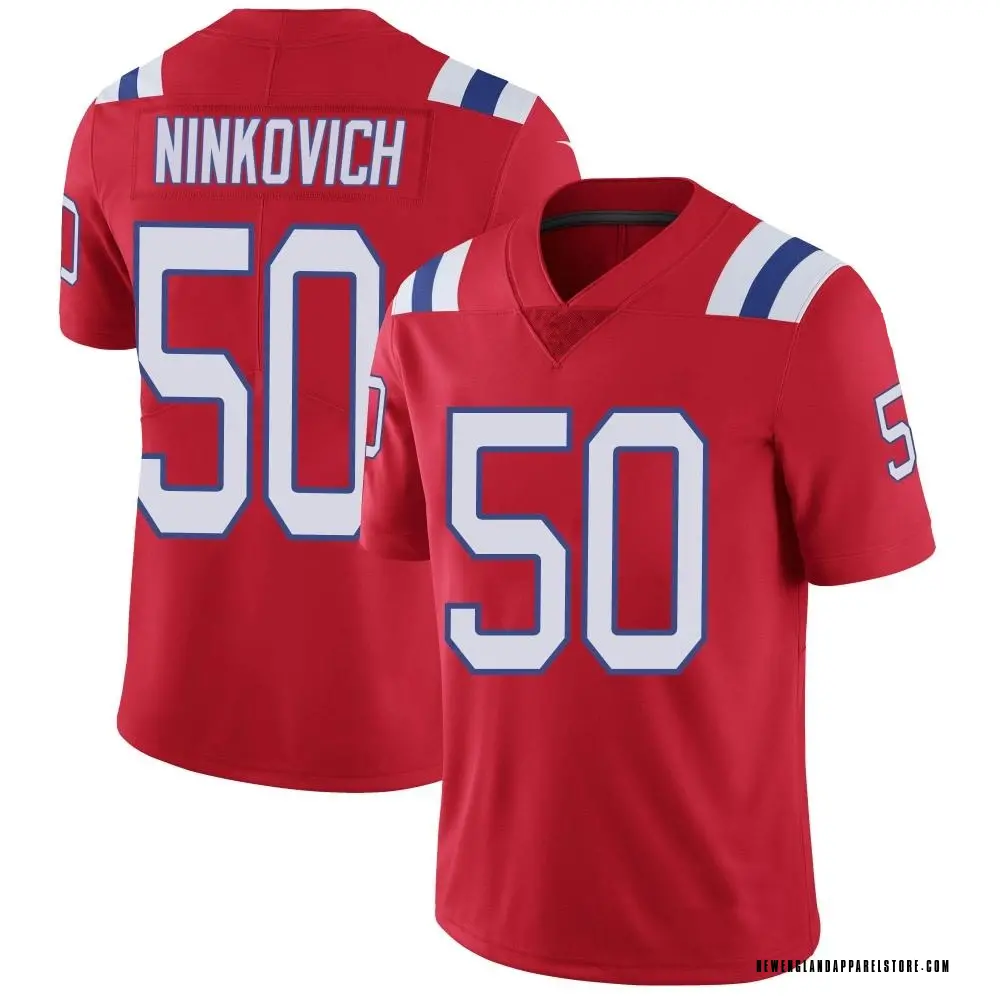 Rob Ninkovich Youth Limited Red New England Patriots Vapor Untouchable Alternate Jersey