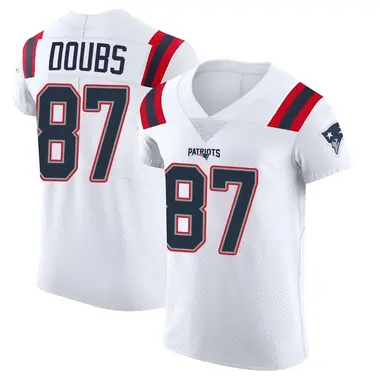 Romeo Doubs Men's Elite White New England Patriots Vapor Untouchable Jersey