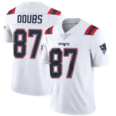 Romeo Doubs Men's Limited White New England Patriots Vapor Untouchable Jersey