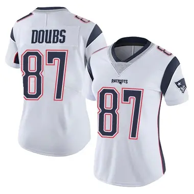 Romeo Doubs Women's Limited White New England Patriots Vapor Untouchable Jersey