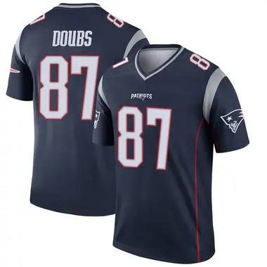 Romeo Doubs Youth Legend Navy New England Patriots Jersey