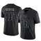 Tommy DeVito Men's Limited Black New England Patriots Reflective Jersey