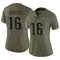 Tommy DeVito Women's Limited Olive New England Patriots 2022 Salute To Service Jersey