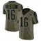 Tommy DeVito Youth Limited Olive New England Patriots 2021 Salute To Service Jersey