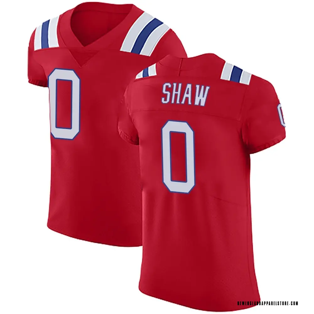 Travis Shaw Men's Elite Red New England Patriots Vapor Untouchable Alternate Jersey