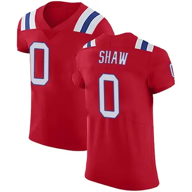 Travis Shaw Men's Elite Red New England Patriots Vapor Untouchable Alternate Jersey