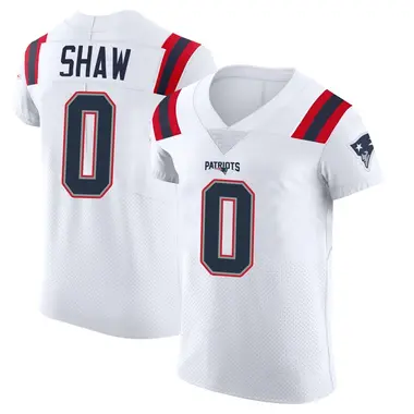 Travis Shaw Men's Elite White New England Patriots Vapor Untouchable Jersey