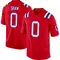 Travis Shaw Men's Game Red New England Patriots Alternate Jersey