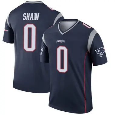 Travis Shaw Men's Legend Navy New England Patriots Jersey