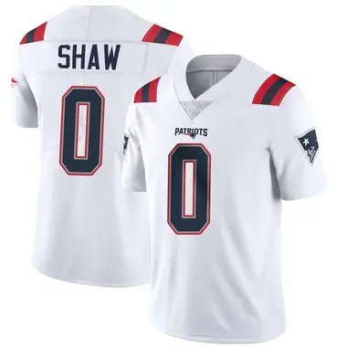 Travis Shaw Men's Limited White New England Patriots Vapor Untouchable Jersey
