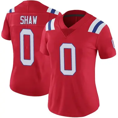 Travis Shaw Women's Limited Red New England Patriots Vapor Untouchable Alternate Jersey