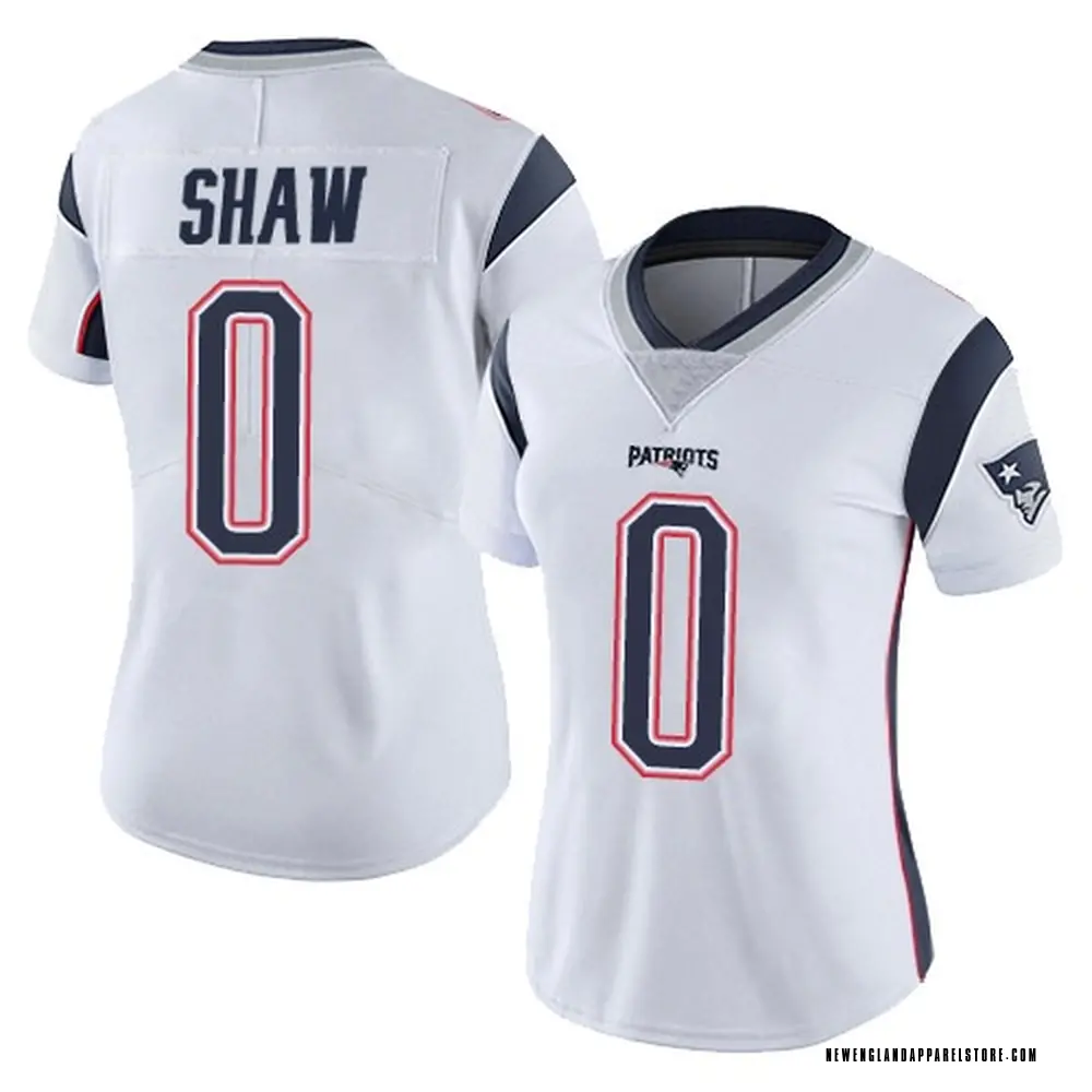 Travis Shaw Women's Limited White New England Patriots Vapor Untouchable Jersey