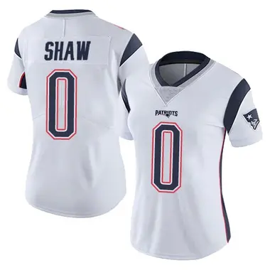 Travis Shaw Women's Limited White New England Patriots Vapor Untouchable Jersey