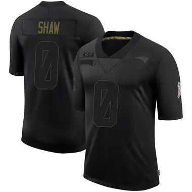 Travis Shaw Youth Limited Black New England Patriots 2020 Salute To Service Jersey