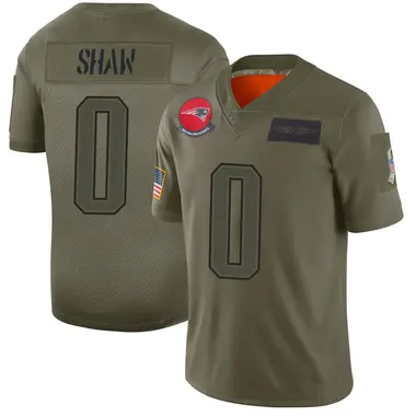 Travis Shaw Youth Limited Camo New England Patriots 2019 Salute to Service Jersey