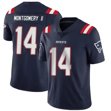 Ty Montgomery II Men's Limited Navy New England Patriots Team Color Vapor Untouchable Jersey
