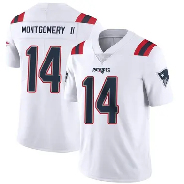 Ty Montgomery II Men's Limited White New England Patriots Vapor Untouchable Jersey