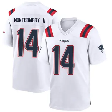 Ty Montgomery II Youth Game White New England Patriots Jersey