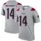 Ty Montgomery II Youth Legend Gray New England Patriots Inverted Jersey