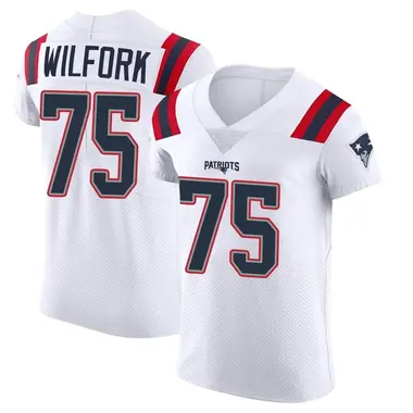 Vince Wilfork Men's Elite White New England Patriots Vapor Untouchable Jersey