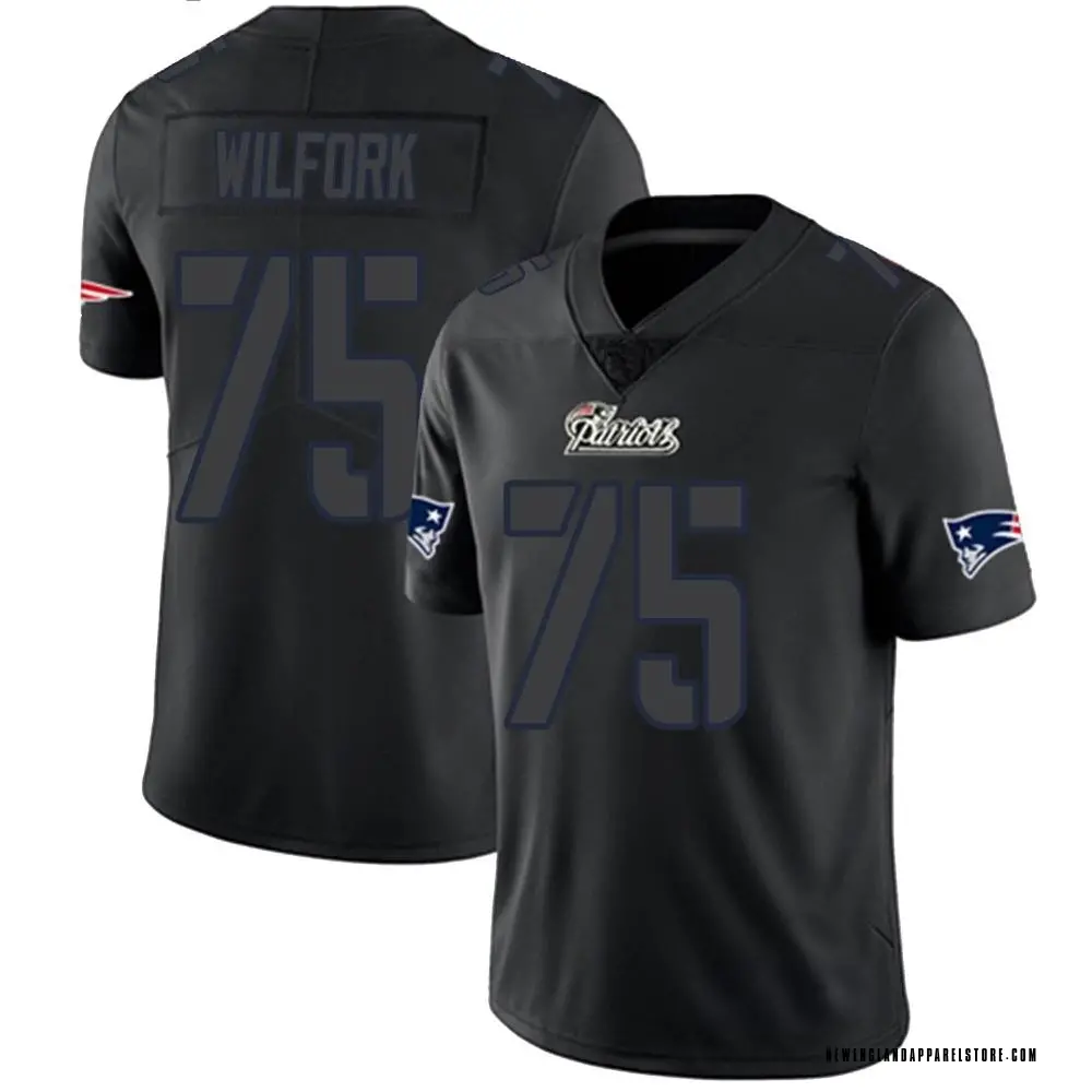Vince Wilfork Men's Limited Black Impact New England Patriots Jersey