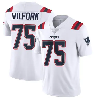 Vince Wilfork Men's Limited White New England Patriots Vapor Untouchable Jersey