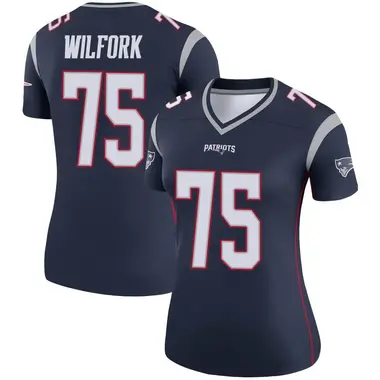 Vince Wilfork Women's Legend Navy New England Patriots Jersey