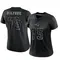 Vince Wilfork Women's Limited Black New England Patriots Reflective Jersey