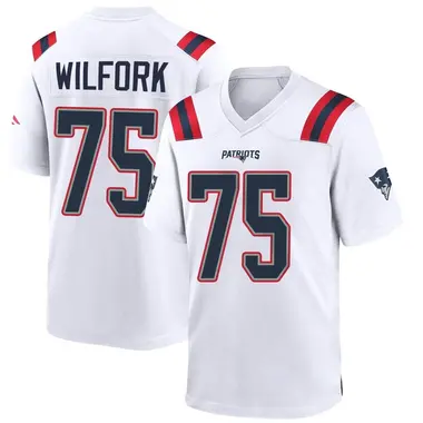 Vince Wilfork Youth Game White New England Patriots Jersey