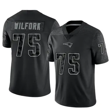 Vince Wilfork Youth Limited Black New England Patriots Reflective Jersey