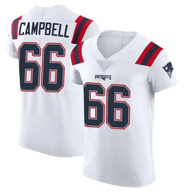Will Campbell Men's Elite White New England Patriots Vapor Untouchable Jersey