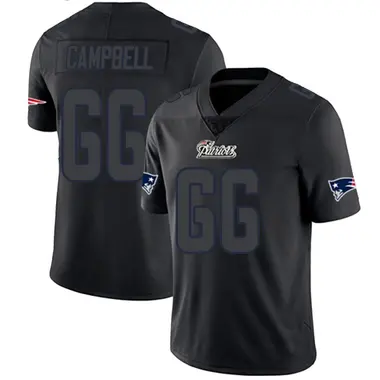 Will Campbell Men's Limited Black Impact New England Patriots Jersey