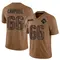 Will Campbell Men's Limited Brown New England Patriots 2023 Salute To Service Jersey
