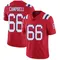 Will Campbell Men's Limited Red New England Patriots Vapor Untouchable Alternate Jersey