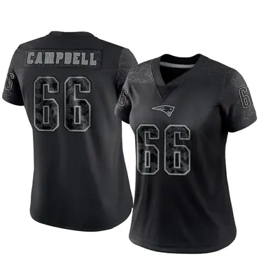 Will Campbell Women's Limited Black New England Patriots Reflective Jersey