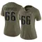 Will Campbell Women's Limited Olive New England Patriots 2022 Salute To Service Jersey