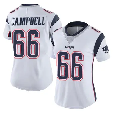 Will Campbell Women's Limited White New England Patriots Vapor Untouchable Jersey