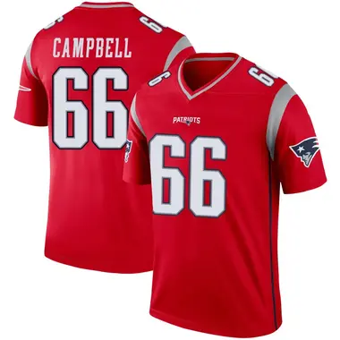 Will Campbell Youth Legend Red New England Patriots Inverted Jersey