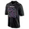 Xavier Holmes Men's Game Black New England Patriots Carbon Fashion Jersey