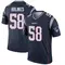 Xavier Holmes Men's Legend Navy New England Patriots Jersey