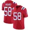 Xavier Holmes Men's Limited Red New England Patriots Vapor Untouchable Alternate Jersey
