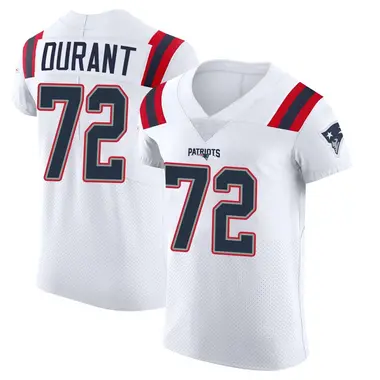 Yasir Durant Men's Elite White New England Patriots Vapor Untouchable Jersey