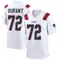 Yasir Durant Men's Game White New England Patriots Jersey