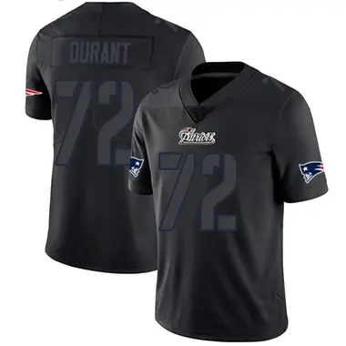 Yasir Durant Men's Limited Black Impact New England Patriots Jersey