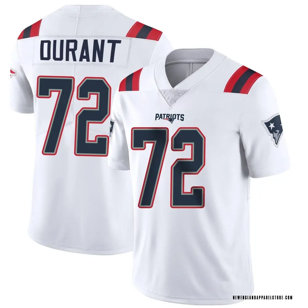 Yasir Durant Men's Limited White New England Patriots Vapor Untouchable Jersey