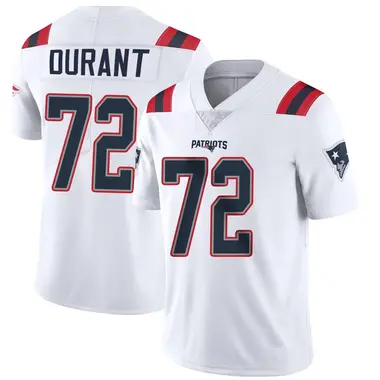 Yasir Durant Men's Limited White New England Patriots Vapor Untouchable Jersey
