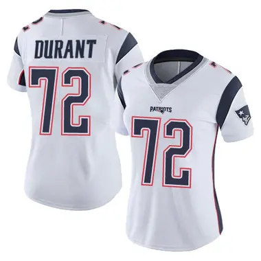 Yasir Durant Women's Limited White New England Patriots Vapor Untouchable Jersey